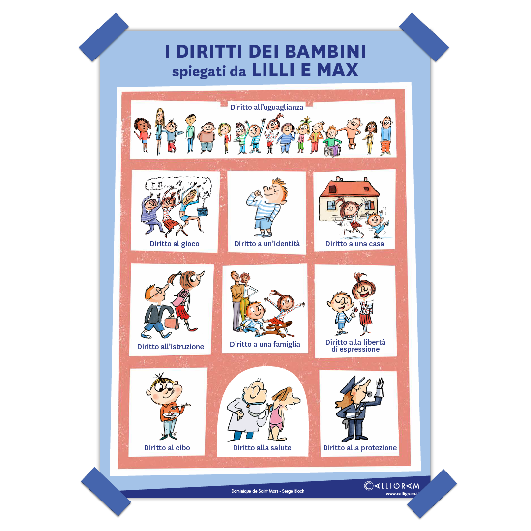 diritti dei bambini; lilli e max; educazione civica; giornate mondiali; giornata diritti bambini